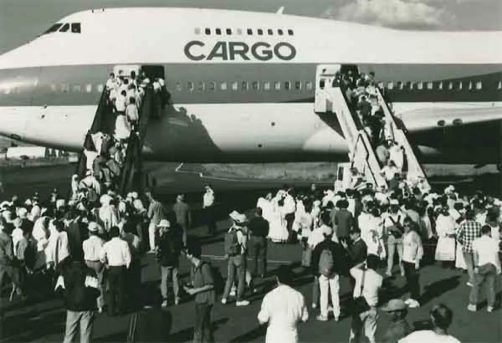 Conheça a história do 747 da El Al que voou com mais de mil pessoas 3 Conheça a história do 747 da El Al que voou com mais de mil pessoas