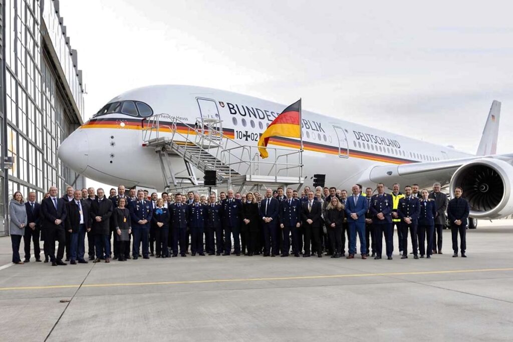 Alemanha recebe mais um A350 com configuração VIP