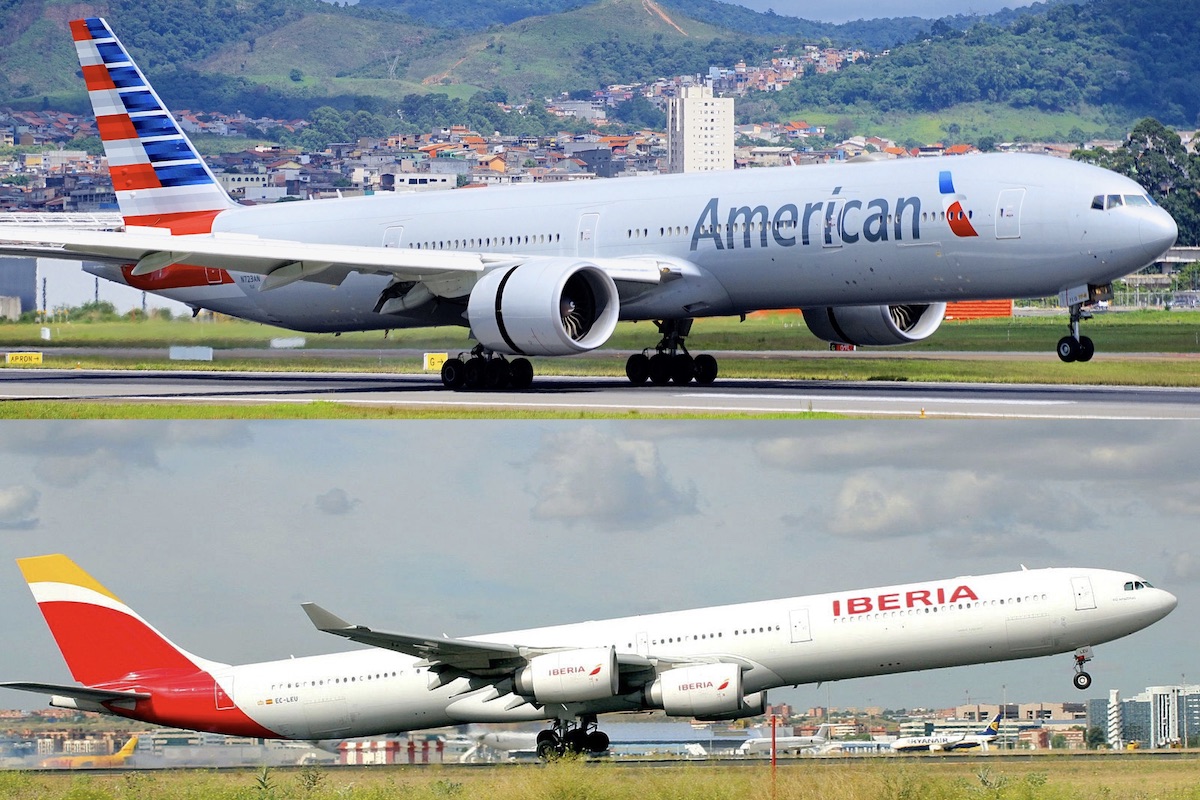 Compare as principais diferenças entre o A340-600 e o B777-300