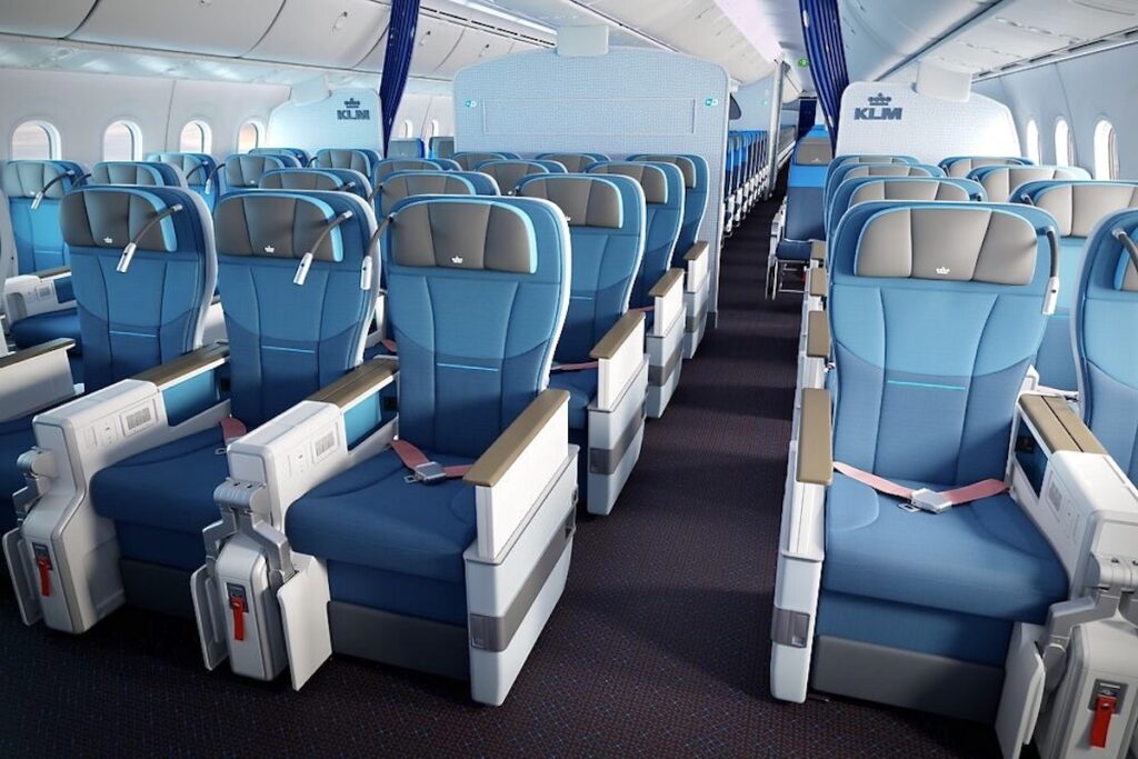 KLM oferecerá a cabine Premium Comfort nos voos para o Rio