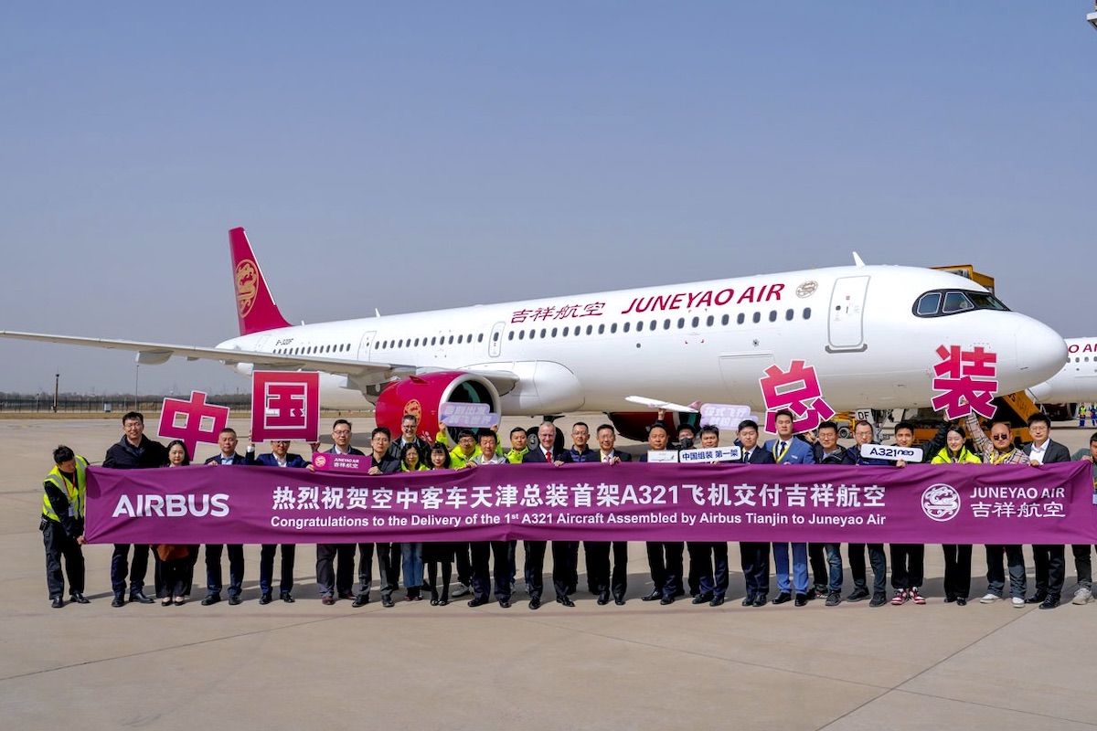 Airbus entrega 1º A321neo fabricado na China