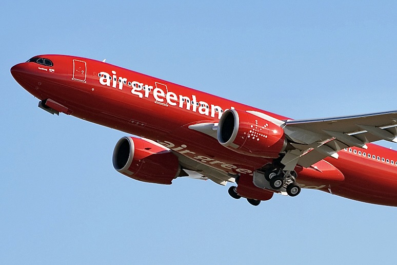 Air Greenland voará entre Nuuk e Copenhagen
