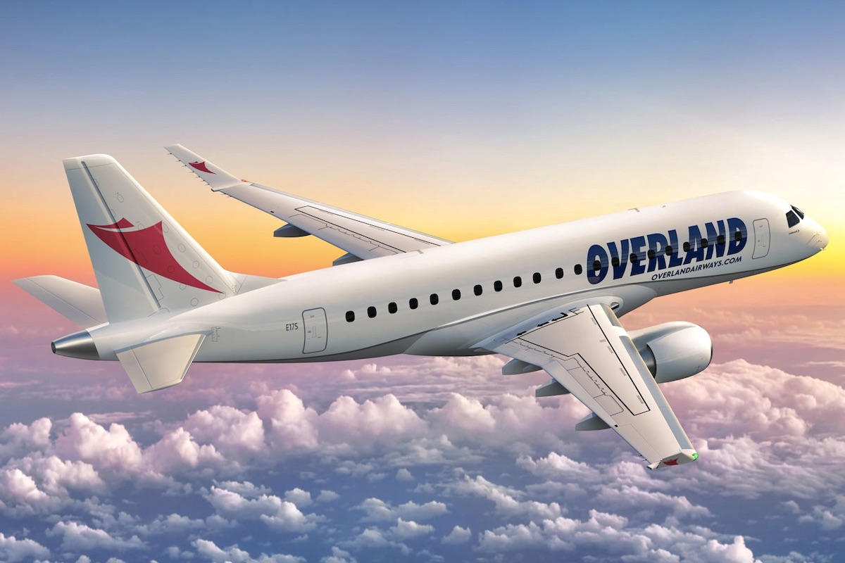 Overland Airways recebe primeiro E175