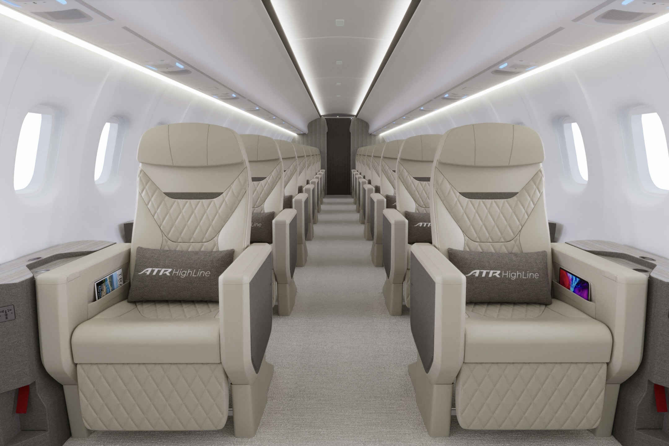 ATR introduz versão HighLine com novas cabines para seus turboélices