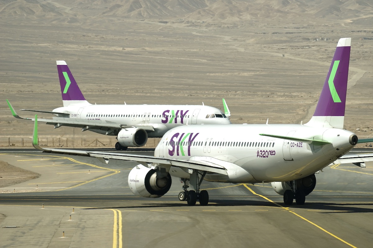 SKY Airline estreia duas novas rota para o Brasil