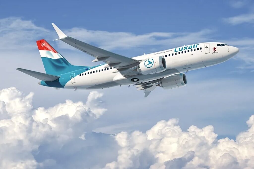 Luxair encomenda o Boeing 737 MAX 7