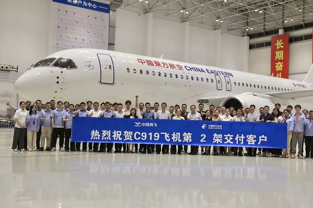 China Eastern recebe seu segundo C919