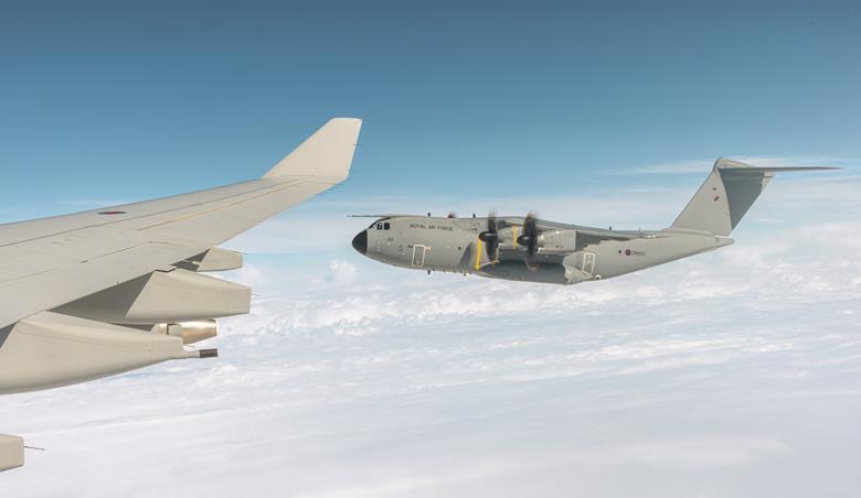 Mais de 20 horas: RAF realiza voo mais longo da história de um Airbus A400M