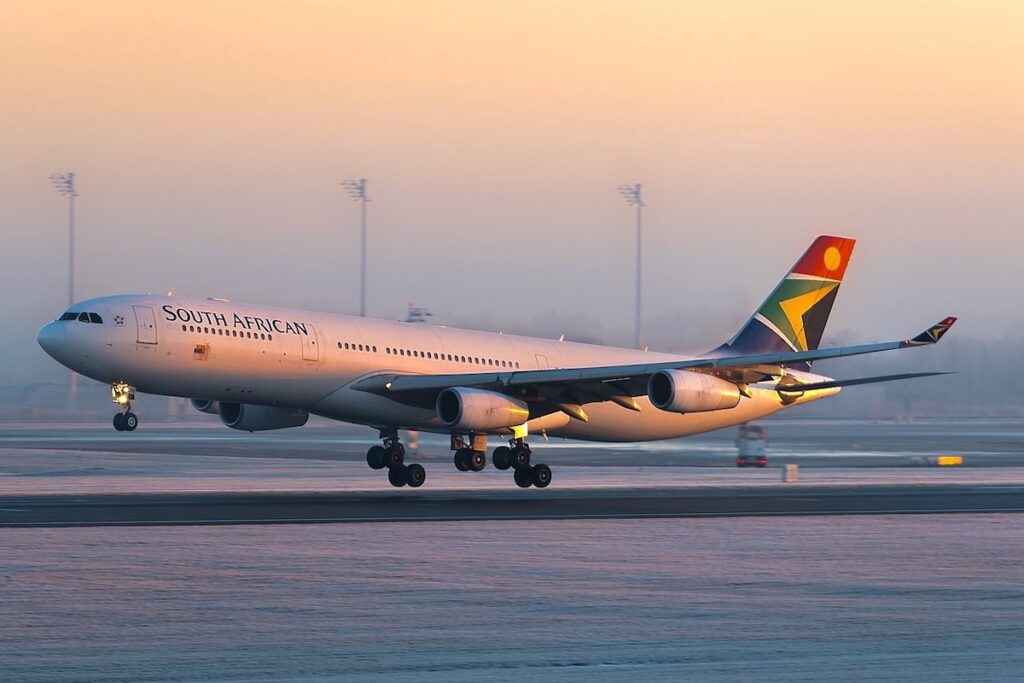 Saiba para onde a South African tem voado com seus dois A340 7 Saiba para onde a South African tem voado com seus dois A340