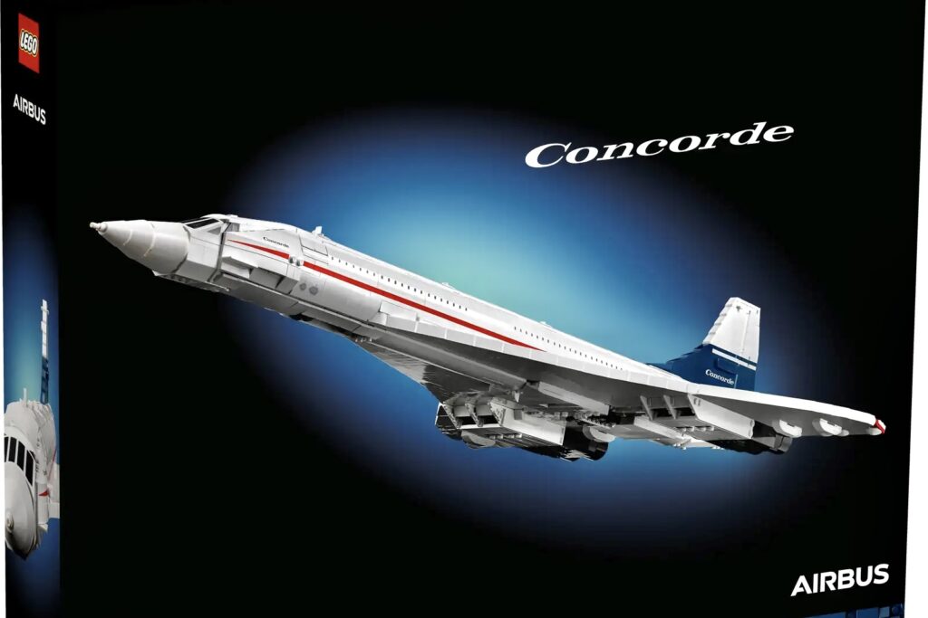 LEGO lança kit do Concorde com mais de 2 mil peças