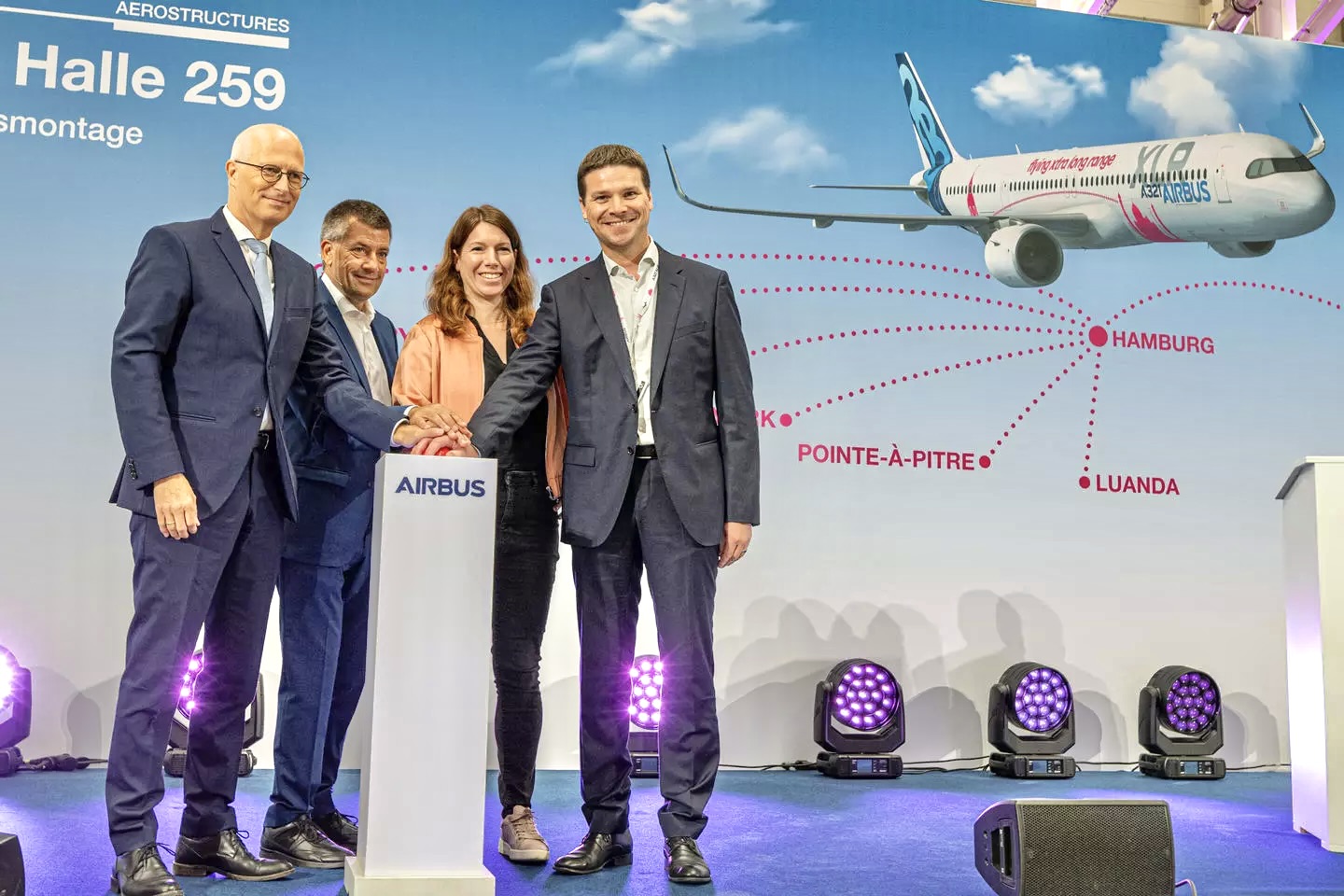 Airbus inaugura novo hangar de montagem da fuselagem traseira do A321 XLR