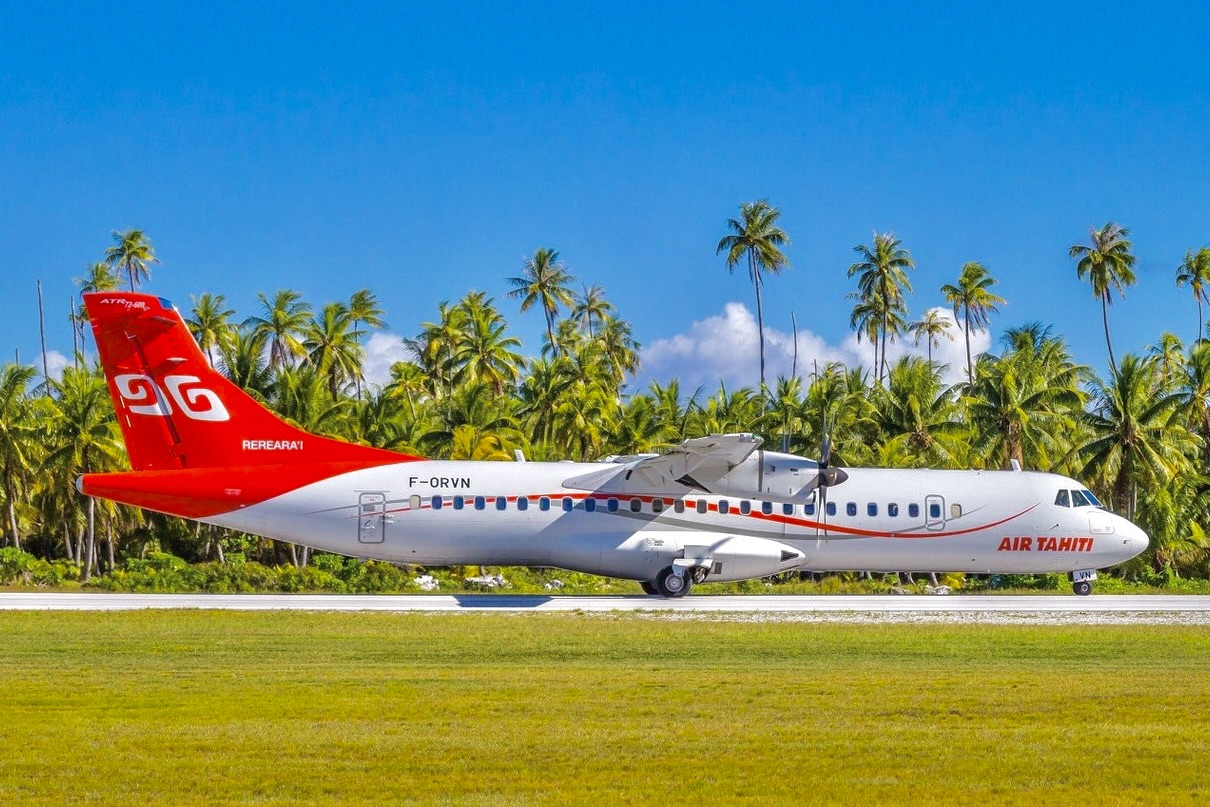 Confira qual é a frota atual da Air Tahiti, maior operadora do ATR da Polinésia - Agosto 2023