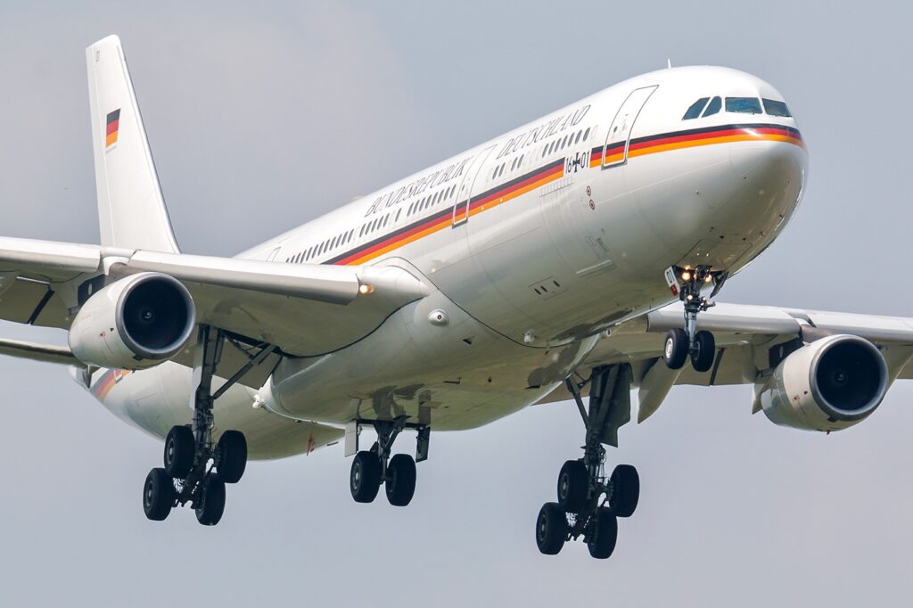 Luftwaffe decide aposentar seus dois A340s após uma série de panes