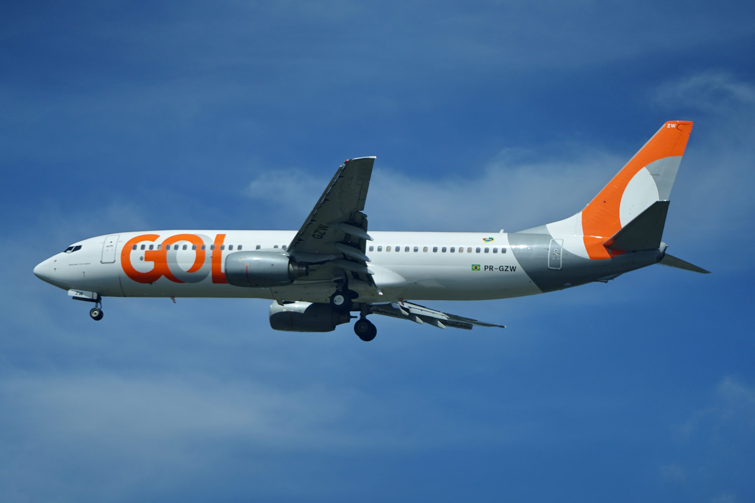PR-GZW: o único 737-800 sem winglets na frota da Gol