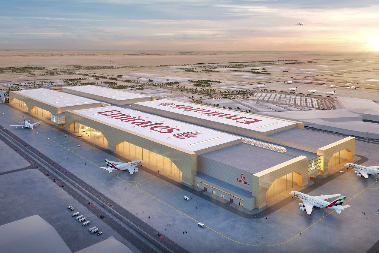 Emirates anuncia a construção de um novo mega centro de manutenção em DWC