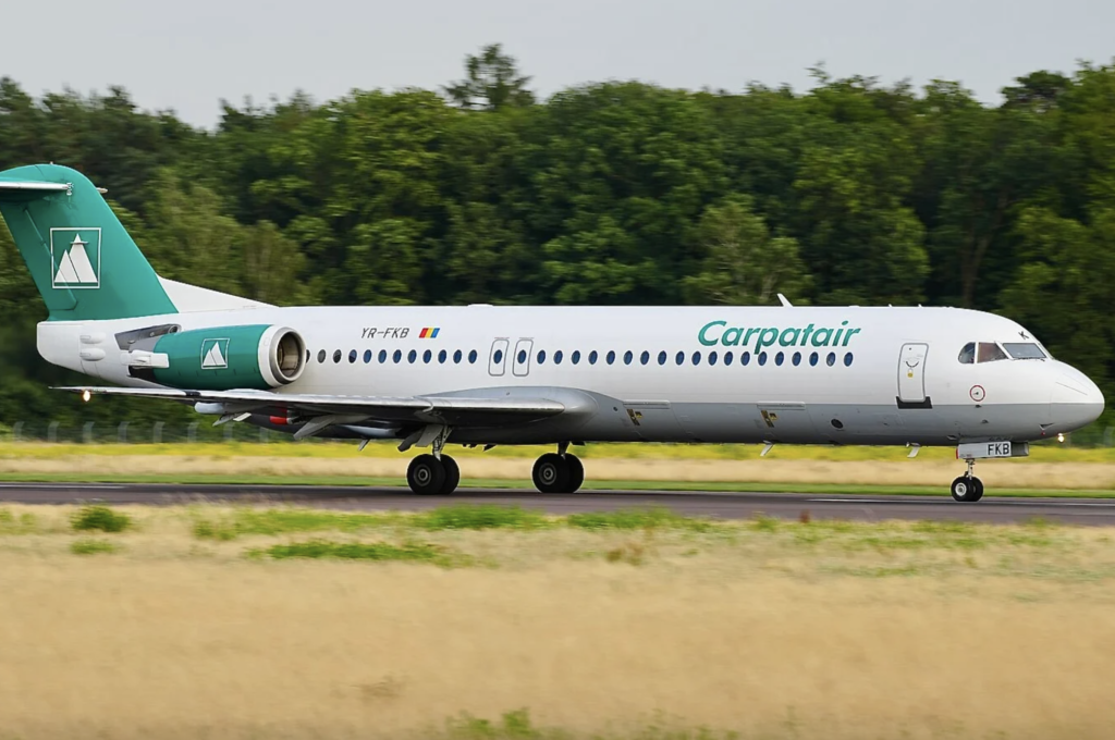 Fim do Fokker 100 na Europa: Carpatair tira o modelo de serviço