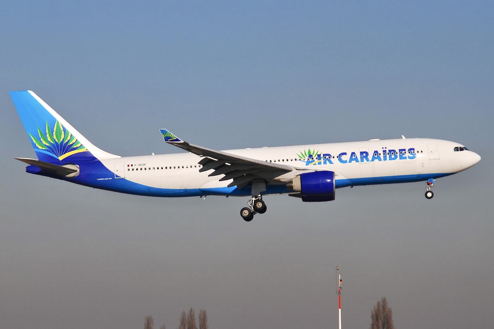 Veja para onde a Air Caraïbes voa com seu único A330-200