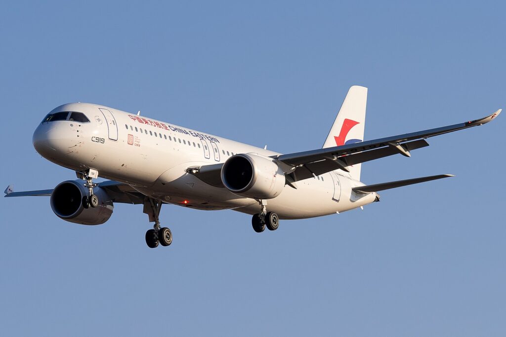 China Eastern recebe 1º C919 equipado com Wi-Fi 3 China Eastern recebe 1º C919 equipado com Wi-Fi