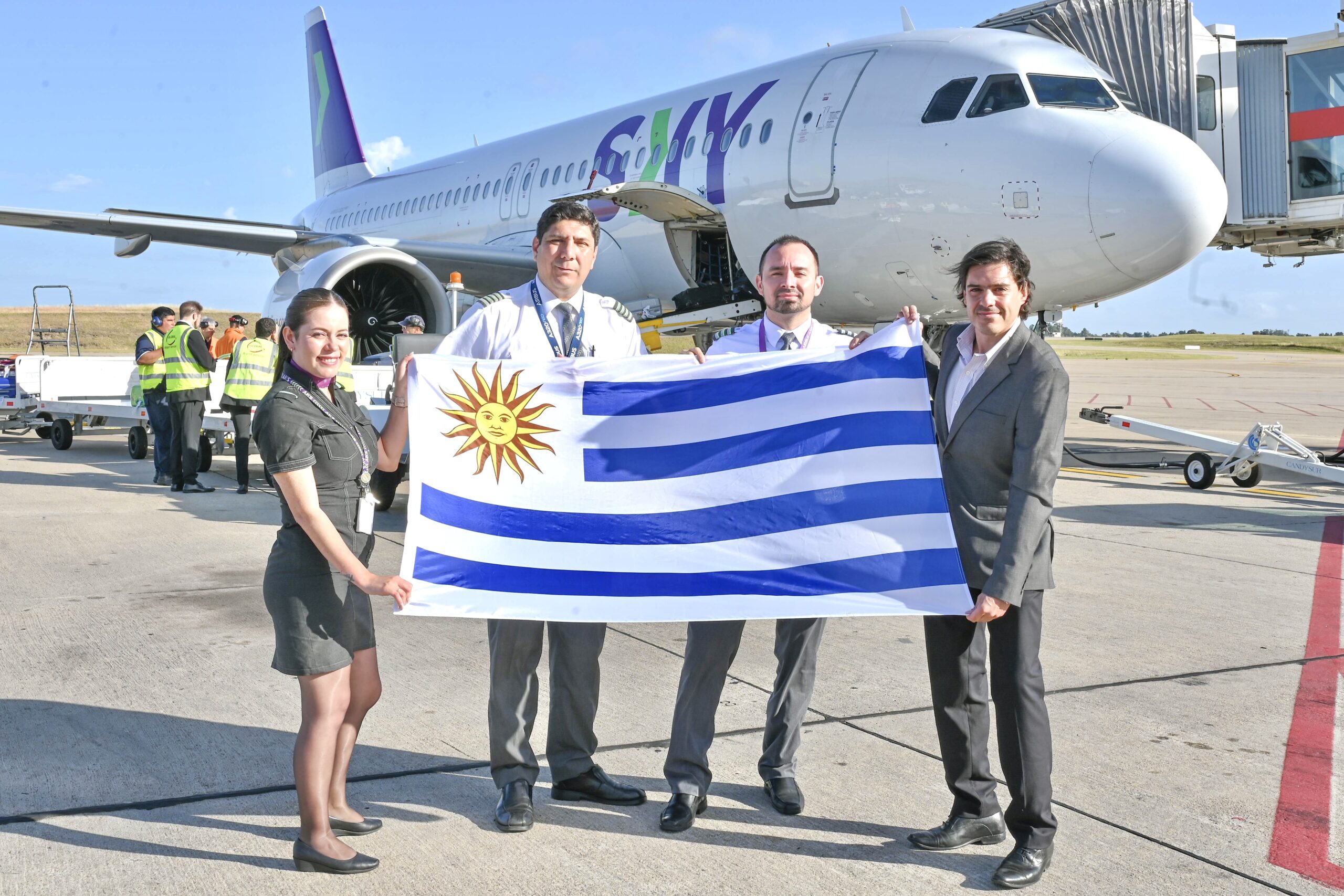 SKY volta a voar no Uruguai com voos para o Brasil, Chile e Peru