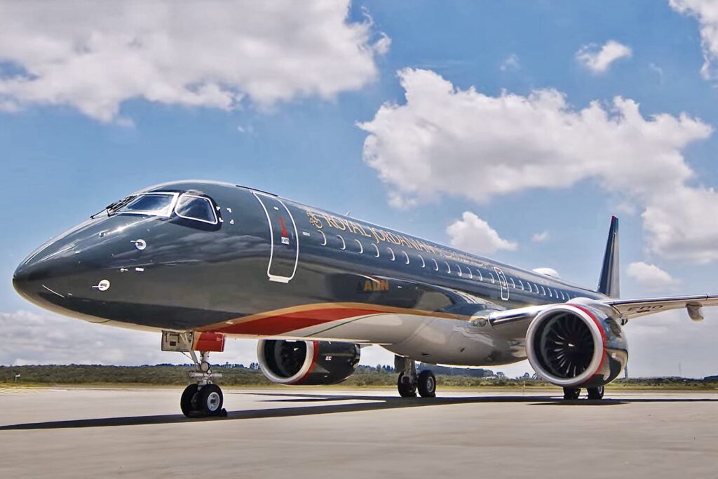 Royal Jordanian recebe seus dois primeiros E195-E2 7 Royal Jordanian recebe seus dois primeiros E195-E2