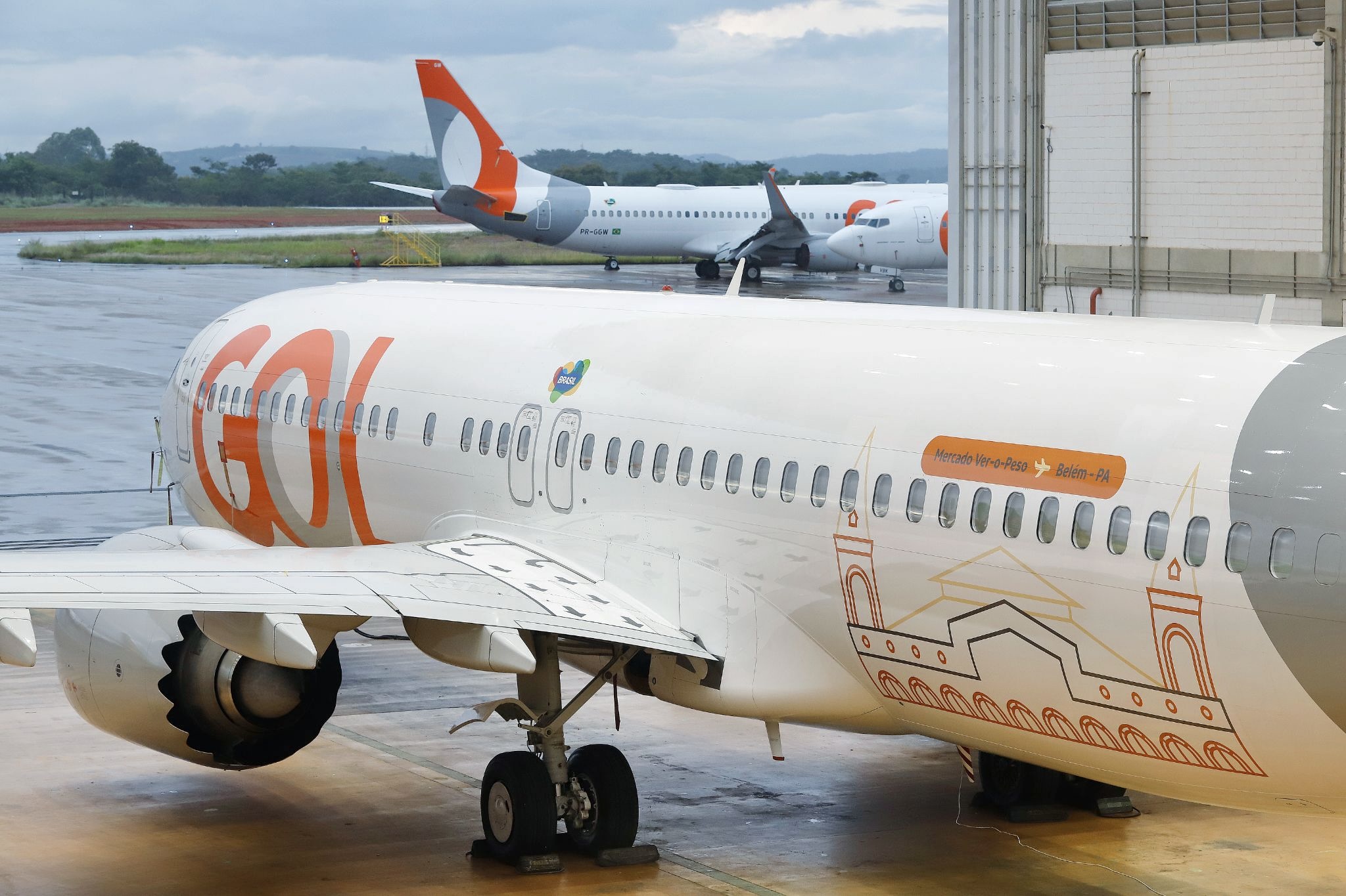 Lançamento do novo avião da Gol 