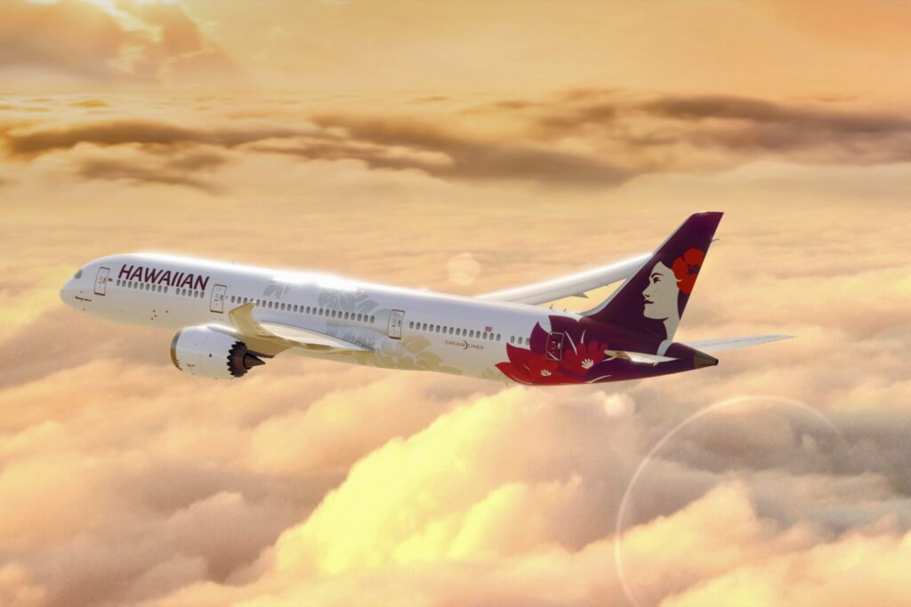 Hawaiian Airlines recebe seu primeiro Boeing 787 8 Hawaiian Airlines recebe seu primeiro Boeing 787