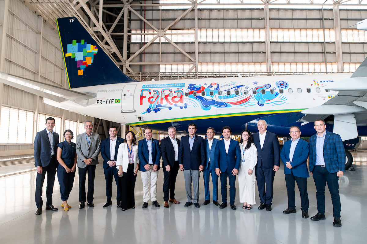 Azul divulga A320 com adesivo do programa “Conheça o Brasil Voando”