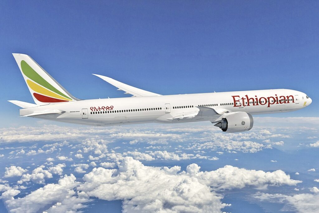 Ethiopian encomenda o Boeing 777X