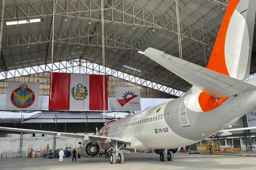 Gol fará a manutenção de alguns 737 no Peru 2 Gol fará a manutenção de alguns 737 no Peru