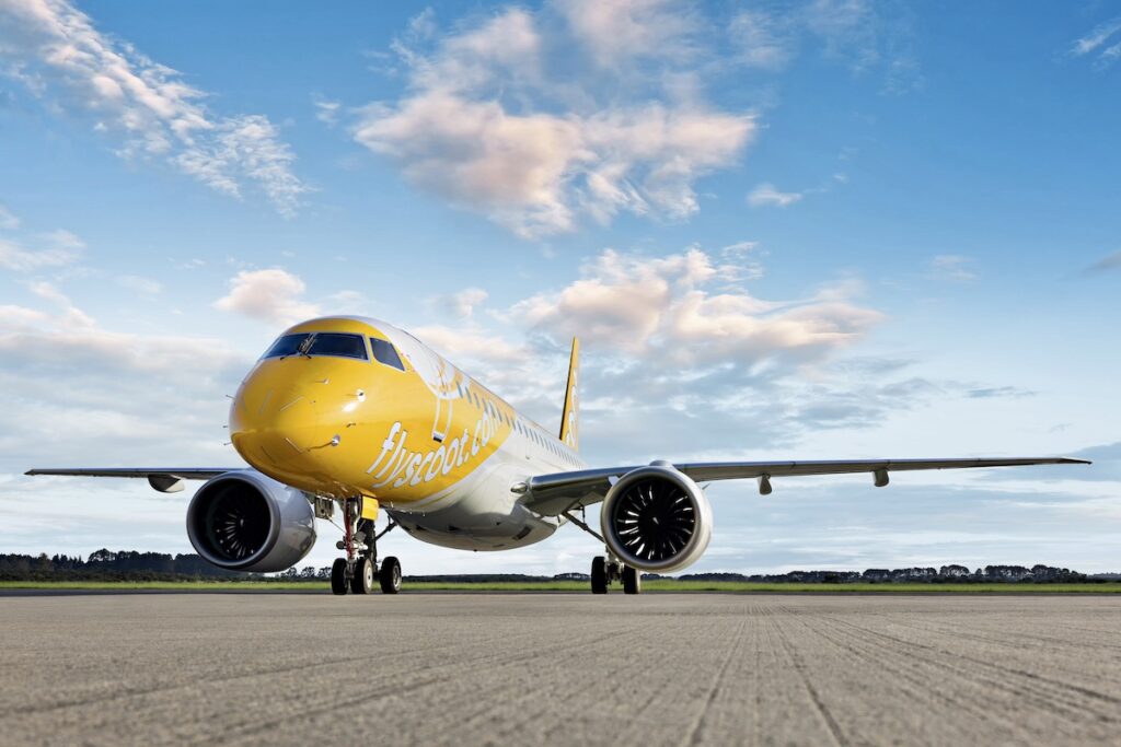 Scoot recebe seu primeiro E2 5 Scoot recebe seu primeiro E2