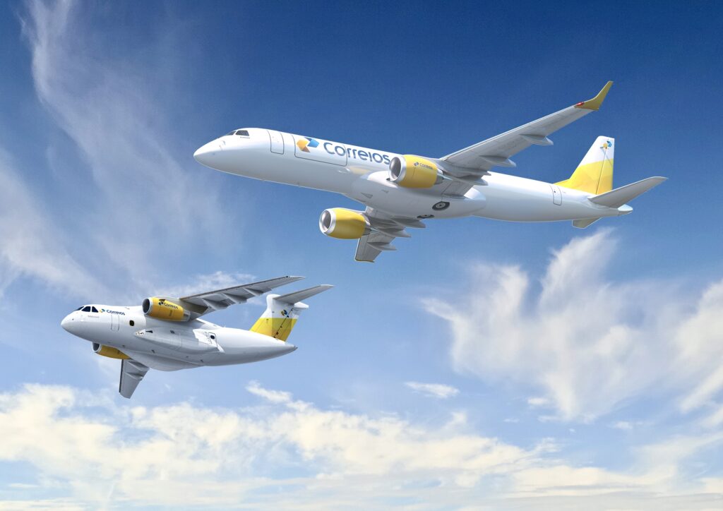 Embraer e Correios assinam MoU para estudos de otimização no transporte aéreo de cargas