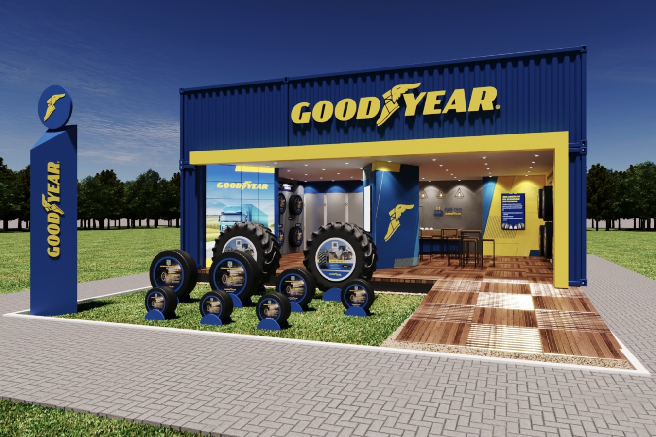 Goodyear apresentará diversos produtos Agrishow 2024, incluindo pneus para aviação