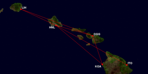 Aloha: explore a malha da Southwest Airlines no Havaí 3 map 1 1