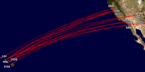 Aloha: explore a malha da Southwest Airlines no Havaí 2 map 1