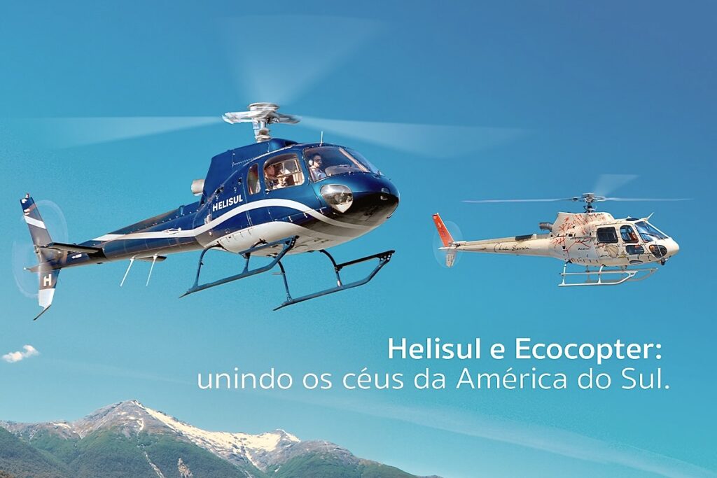 Helisul expande liderança na América Latina com a compra da Ecocopter 6 Helisul anuncia a compra da Ecocopter