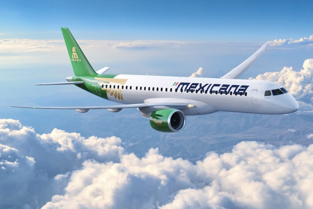 Mexicana de Aviación anuncia encomenda de jatos E2 4 Mexicana detalhe em quais rotas usará os E2 da Embraer