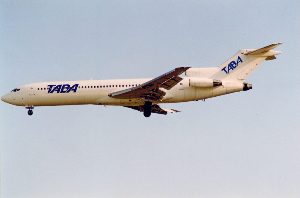 Notícia Retrô: Taba recebe Boeing 727