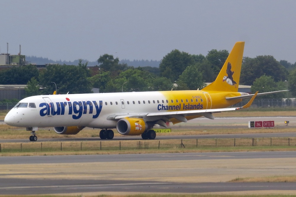 Aurigny aposenta seu único E195-E1