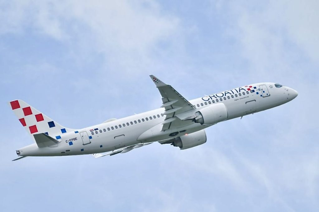 Croatia Airlines recebe seu primeiro A220-300