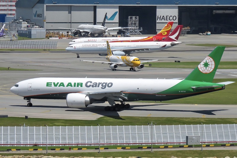 EVA Air adota tecnologia AeroSHARK em seus 777F