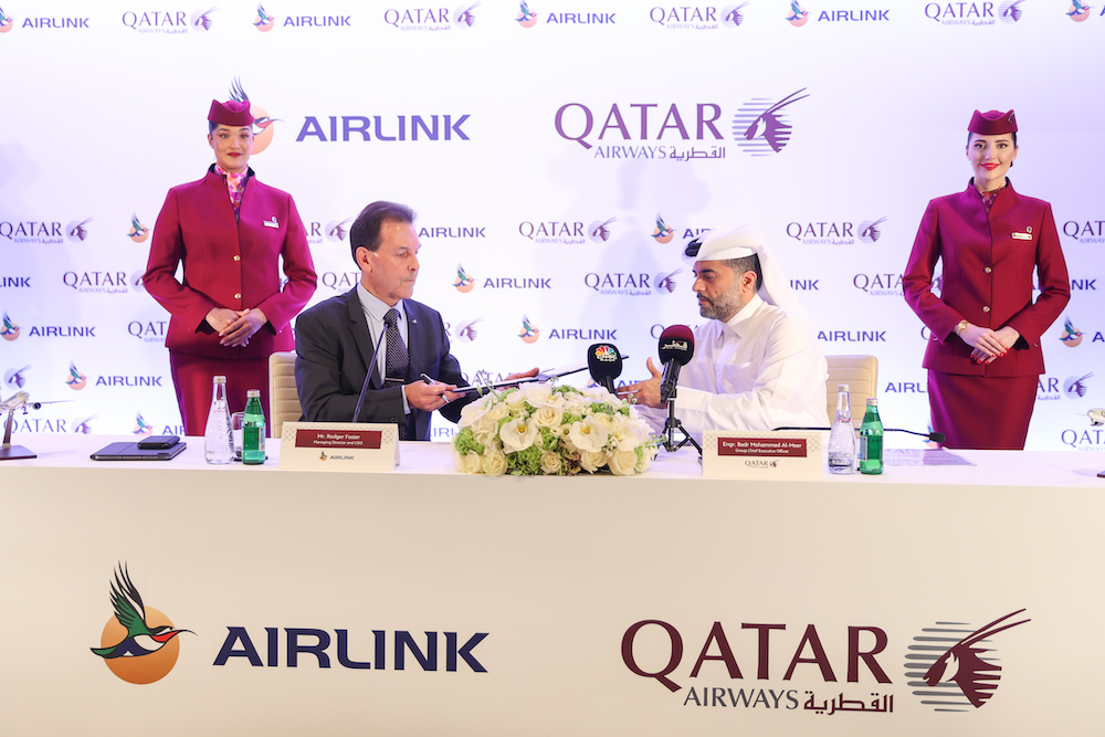 Qatar Airways adquire 25% de participação na Airlink