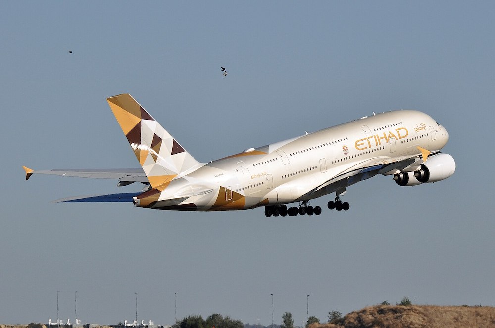 Etihad Airways colocará o A380 em mais duas rotas