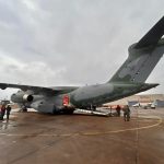 FAB emprega KC-390 no combate aos incêndios no estado de SP