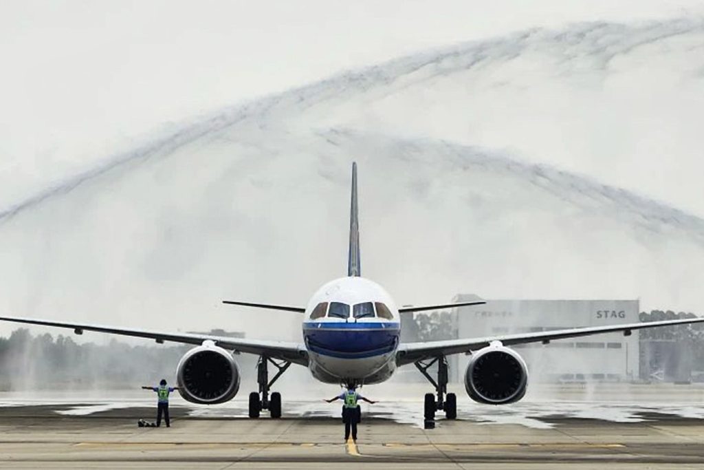 China Southern define estreia e primeira rota do C919