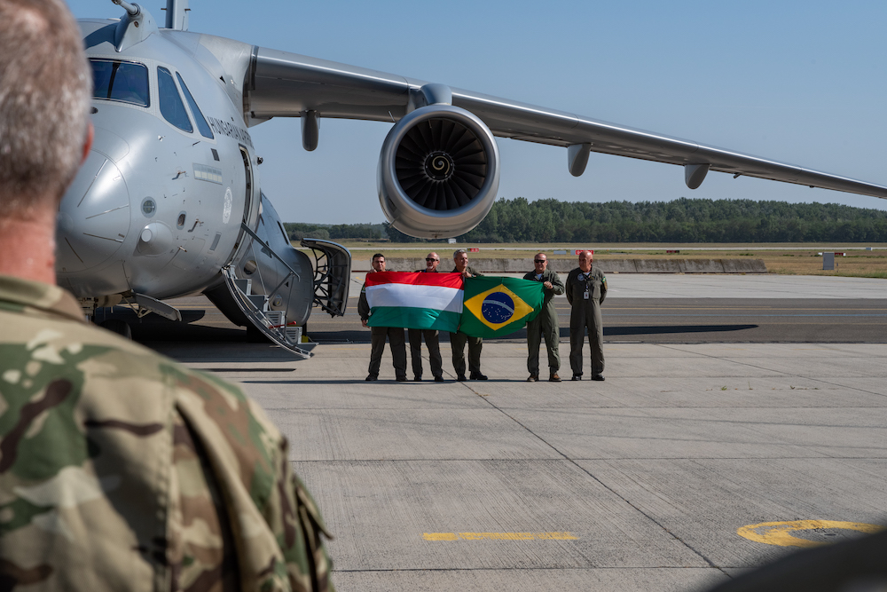 Embraer entrega o primeiro C-390 para a Hungria