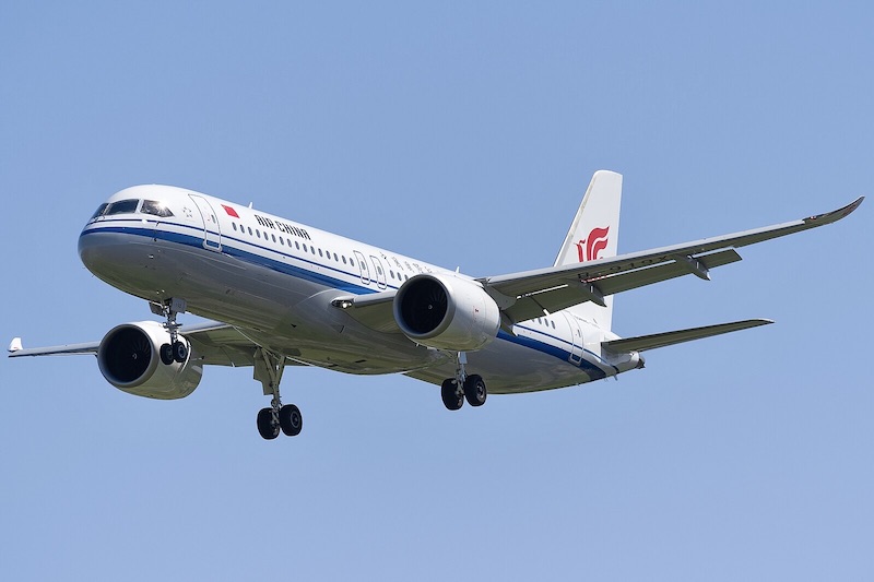 Veja para onde a Air China tem voado com seu único C919 10 Veja para onde a Air China tem voado com seu único C919