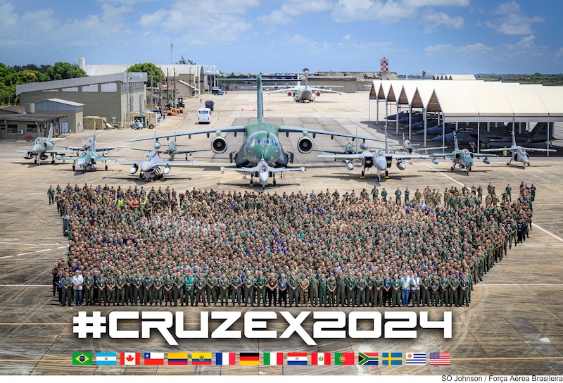 FAB dá início ao Exercício Cruzeiro do Sul (Cruzex 2024) 9 FAB da início ao Exercício Cruzeiro do Sul (Cruzex 2024)