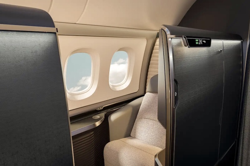 British Airways revela nova Primeira Classe para o A380 2 british airways first windowsuite bacs tangerine 211124 704b1