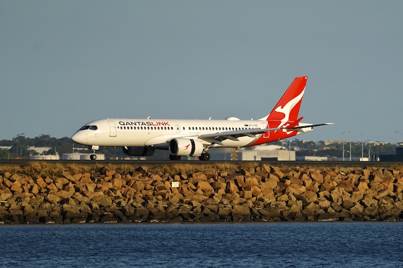 Qantas agenda o primeiro voo internacional do A220 7 Qantas agenda o primeiro voo internacional do A220