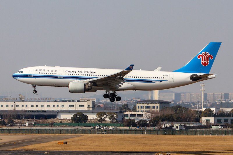 Veja para onde a China Southern tem voado com seu único A330-200 5 Veja para onde a China Southern tem voado com seu único A330-200